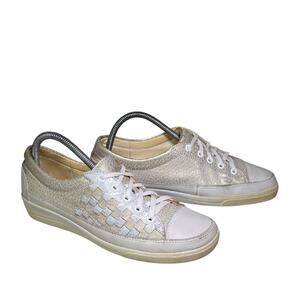 Christian Dietz Pure Wellness Lace Up Leather Sneakers Womens Size 6.5